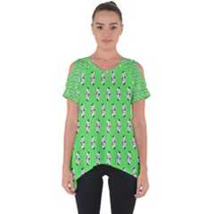 Knotty Ball Cut Out Side Drop Tee by Sparkle