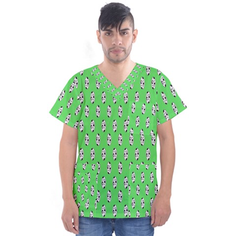 Knotty Ball Men s V-neck Scrub Top by Sparkle