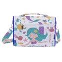 Set Cute Mermaid Seaweeds Marine Inhabitants Satchel Shoulder Bag View3