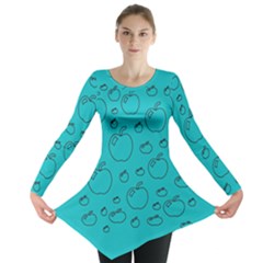 Small Apples And Big Apples Long Sleeve Tunic  by pepitasart