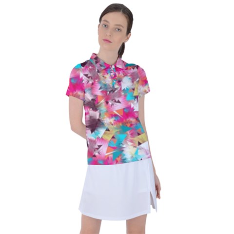 Color Pieces Women s Polo Tee by Sparkle