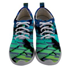 Digital Abstract Athletic Shoes by Sparkle