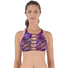 Fractal Rings Perfectly Cut Out Bikini Top by Sparkle