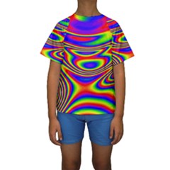 Rainbow Kids  Short Sleeve Swimwear by Sparkle