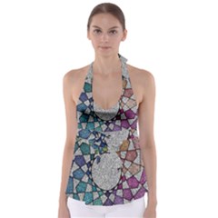 Wirldrawing Babydoll Tankini Top by Sparkle