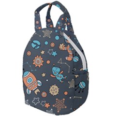 Space Seamless Pattern Travel Backpacks by Vaneshart