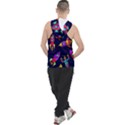 Space Patterns Men s Sleeveless Hoodie View2