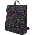 Seamless Pattern With Love Symbols Flap Top Backpack View1