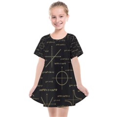 Abstract Math Pattern Kids  Smock Dress by Vaneshart