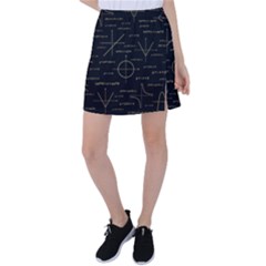 Abstract Math Pattern Tennis Skirt by Vaneshart