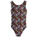 Swimmer 20s Brown Kids  Cut-Out Back One Piece Swimsuit View1