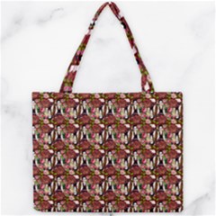 Swimmer 20s Burgundy Mini Tote Bag by snowwhitegirl