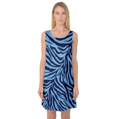 Zebra 3 Sleeveless Satin Nightdress by dressshop