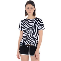 Zebra 1 Open Back Sport Tee by dressshop