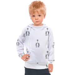 Love Symbol Drawing Kids  Hooded Pullover by dflcprintsclothing