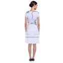 Ipaused2 Short Sleeve Front Wrap Dress View2