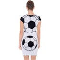 Soccer Lovers Gift Capsleeve Drawstring Dress  View2