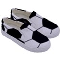 Soccer Lovers Gift Kids  Canvas Slip Ons View3