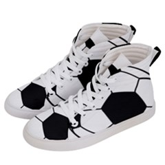 Soccer Lovers Gift Men s Hi-top Skate Sneakers by ChezDeesTees