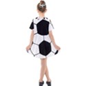 Soccer Lovers Gift Kids  Short Sleeve Shirt Dress View2