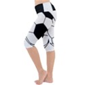 Soccer Lovers Gift Lightweight Velour Cropped Yoga Leggings View2