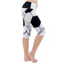 Soccer Lovers Gift Lightweight Velour Cropped Yoga Leggings View3