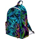 420 ganja pattern, weed leafs, marihujana in colors The Plain Backpack View1