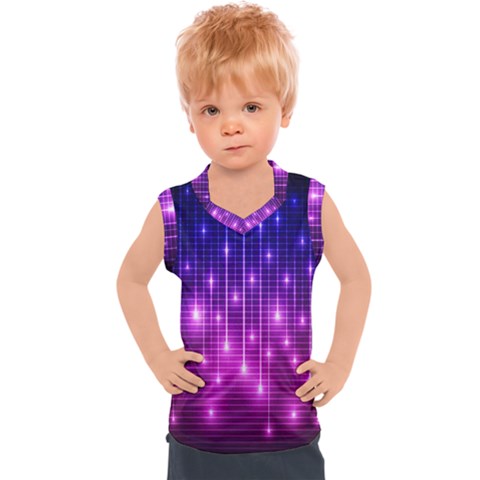 Shiny Stars Kids  Sport Tank Top by Sparkle