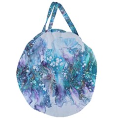 Sea Anemone  Giant Round Zipper Tote by CKArtCreations