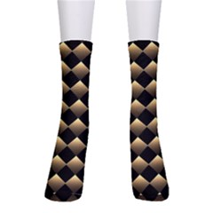 Golden-chess-board-background Men s Crew Socks by Vaneshart