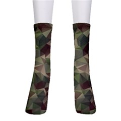 Abstract Vector Military Camouflage Background Men s Crew Socks by Vaneshart