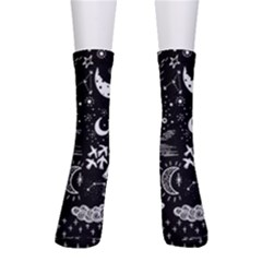 Vector-set-sketch-drawn-with-space Men s Crew Socks by Vaneshart