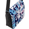 Dogs-seamless-pattern Flap Closure Messenger Bag (L) View2