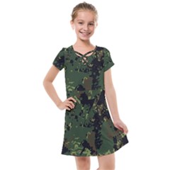 Military Background Grunge Kids  Cross Web Dress by Vaneshart