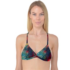 Flower Dna Reversible Tri Bikini Top by RobLilly