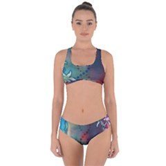 Flower Dna Criss Cross Bikini Set by RobLilly