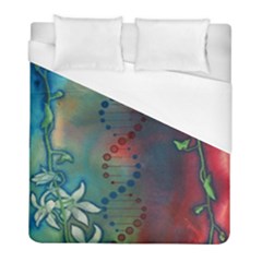 Flower Dna Duvet Cover (full/ Double Size) by RobLilly