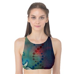 Flower Dna Tank Bikini Top by RobLilly