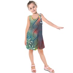 Flower Dna Kids  Sleeveless Dress by RobLilly