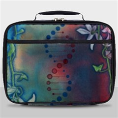 Flower Dna Full Print Lunch Bag by RobLilly