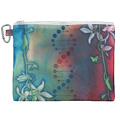 Flower Dna Canvas Cosmetic Bag (xxl) by RobLilly