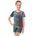 Flower Dna Kids  Mesh Tee and Shorts Set View1