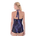 Digital Room Boyleg Halter Swimsuit  View2