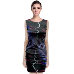 Digital Room Sleeveless Velvet Midi Dress by Sparkle