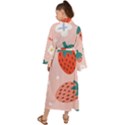 Strawberry seamless pattern Maxi Kimono View2