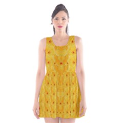 Blossoms  So Free In Freedom Scoop Neck Skater Dress by pepitasart