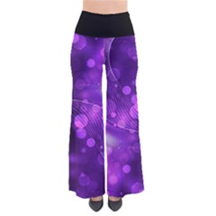 Purple Bubble Palazzo Pants by Roshas