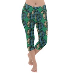 Bamboo Trees - The Asian Forest - Woods Of Asia Lightweight Velour Capri Yoga Leggings by DinzDas