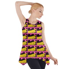 Haha - Nelson Pointing Finger At People - Funny Laugh Side Drop Tank Tunic by DinzDas