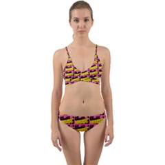 Haha - Nelson Pointing Finger At People - Funny Laugh Wrap Around Bikini Set by DinzDas